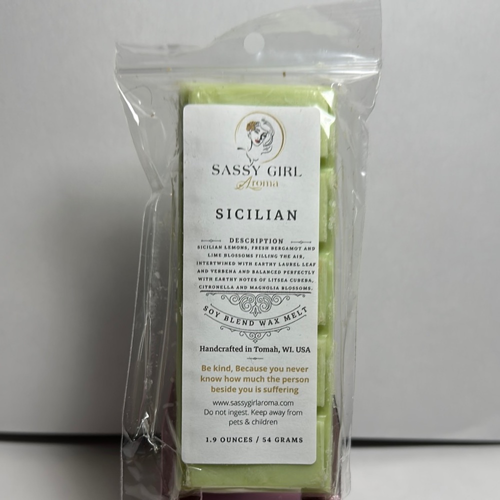 Sassy Girl Aroma Soy Blend Wax Melts -Sicilian